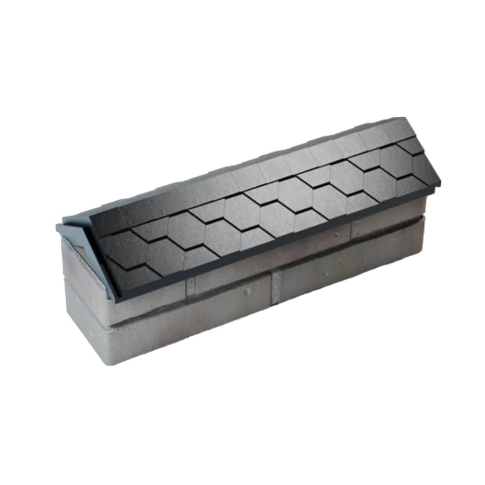 Парапет Zking Эверест Черный с посадкой на 0.5 кирпича (130мм) в Бирске фото