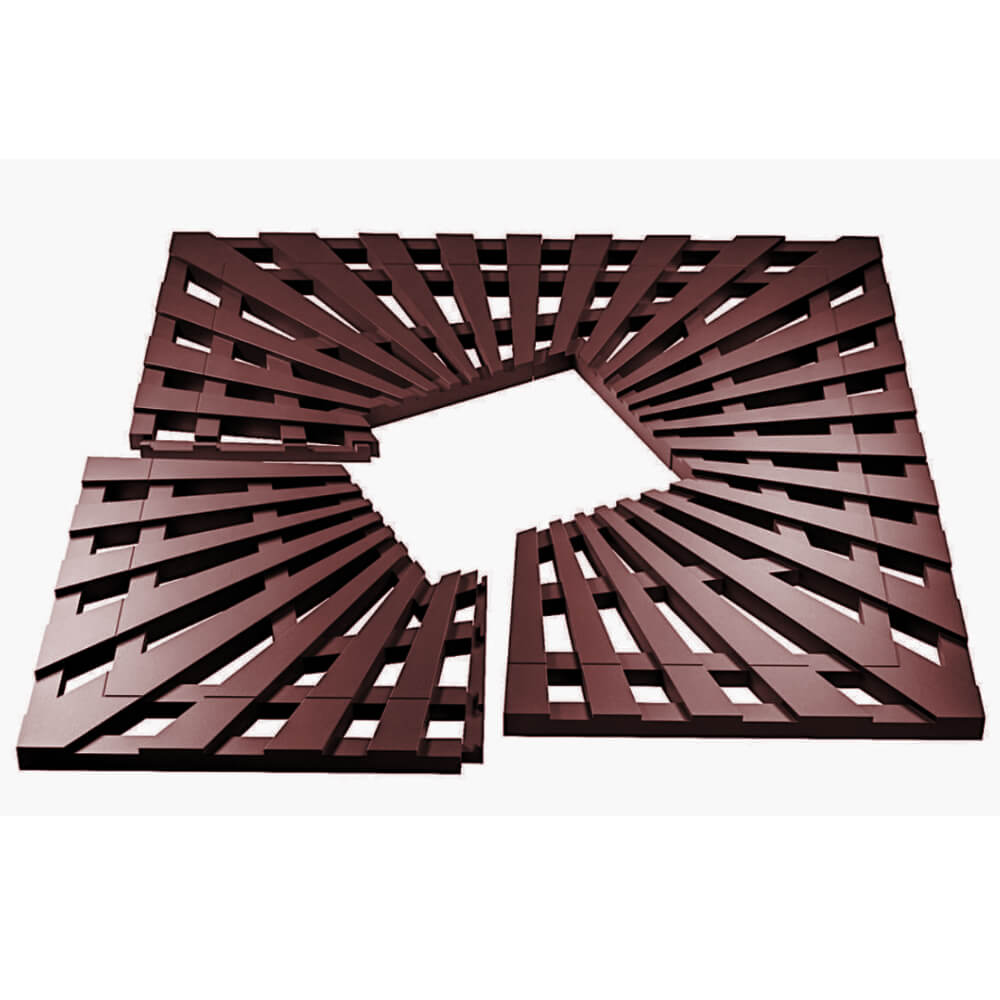 Приствольная решетка для дерева ZKING ATMOSPHERE 1.2х1.2м Коричневая в Бирске фото