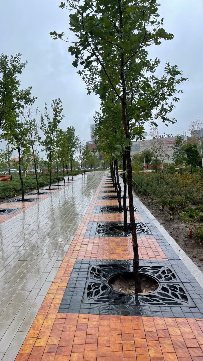 Приствольная решетка для дерева ZKING CRUST 1.2х1.2м Черная в Бирске фото