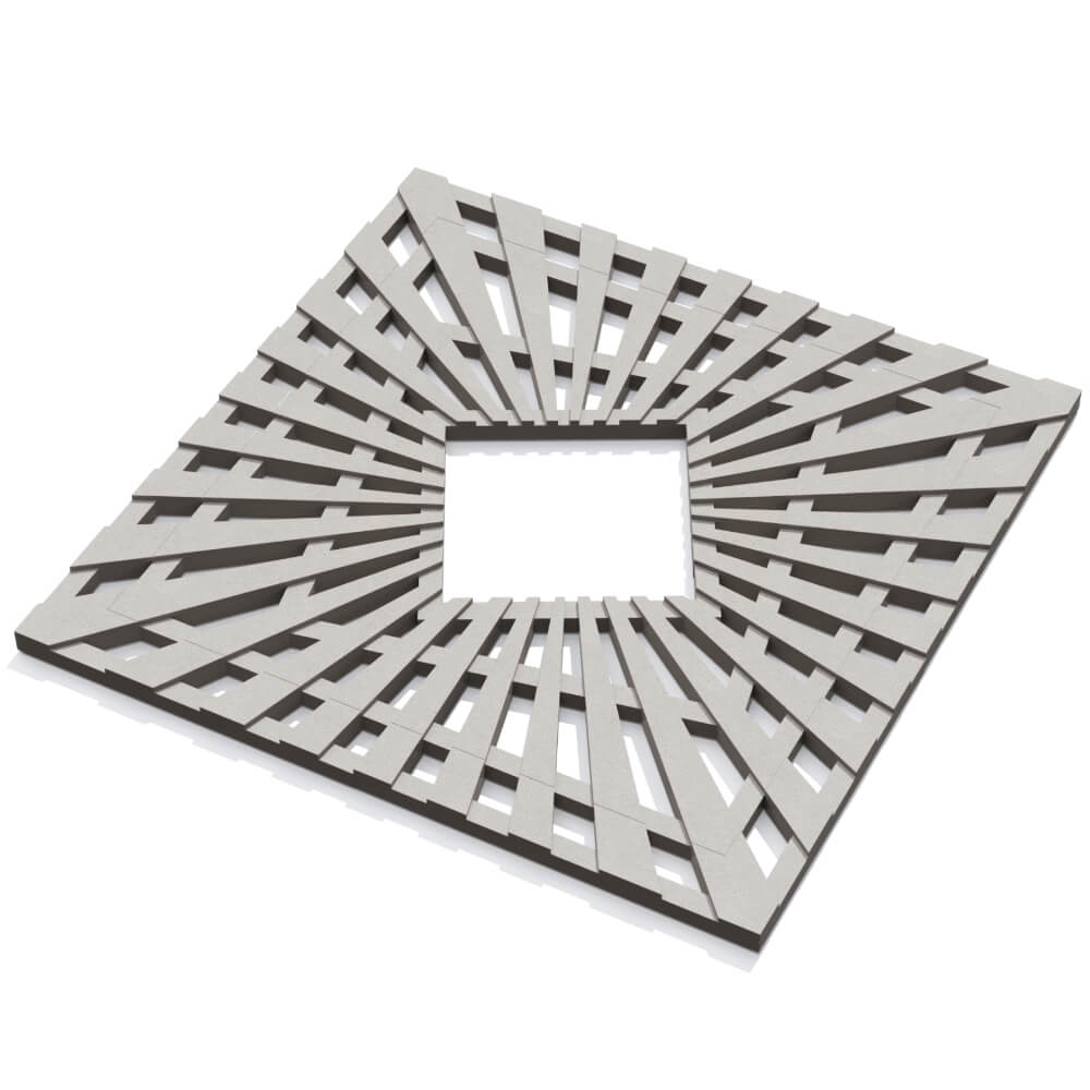 Приствольная решетка для дерева ZKING ATMOSPHERE 1.2х1.2м Бежевая в Бирске фото