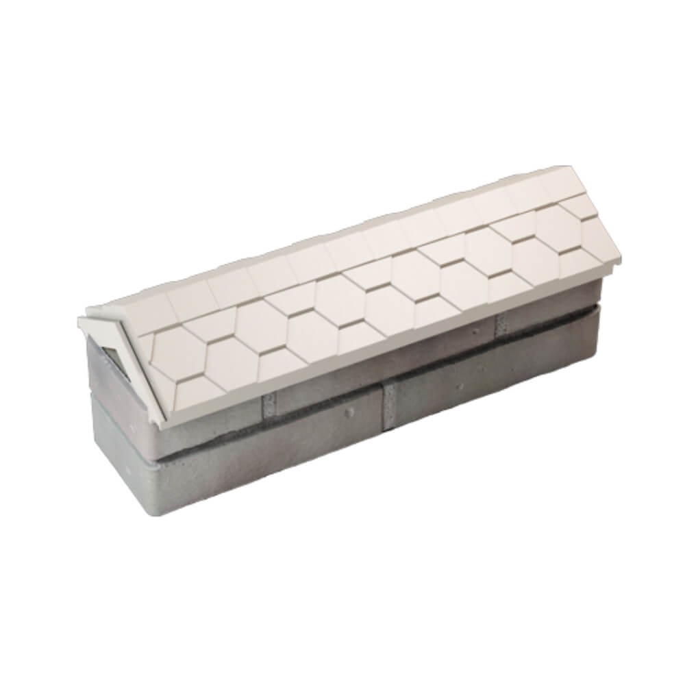 Парапет Zking Эверест Бежевый с посадкой на 0.5 кирпича (130мм) в Бирске фото