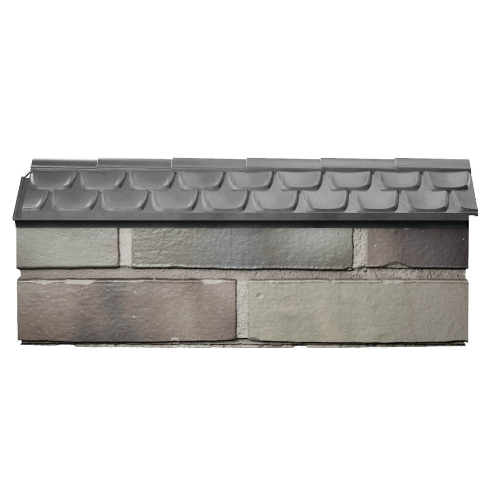 Парапет Zking Эльбрус Серый с посадкой на 0.5 кирпича (130мм) в Бирске фото