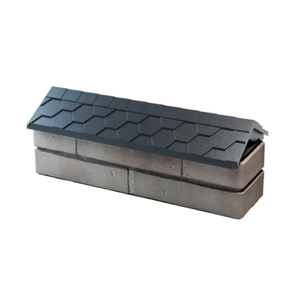 Парапет Zking Эверест Серый с посадкой на 0.5 кирпича (130мм) в Бирске фото