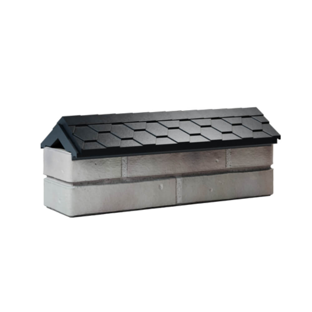 Парапет Zking Эверест Черный с посадкой на 0.5 кирпича (130мм) Бирск фото