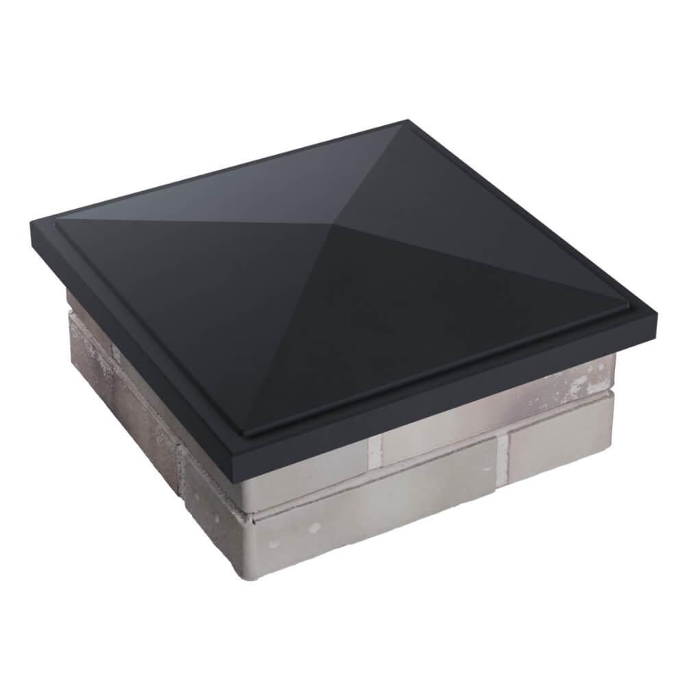 Колпак Zking БонаМоно Серый на столб 1.5х1.5 кирпича (385х385, 400х400мм) в Бирске фото