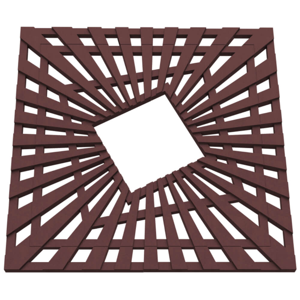 Приствольная решетка для дерева ZKING ATMOSPHERE 1.2х1.2м Коричневая в Бирске фото