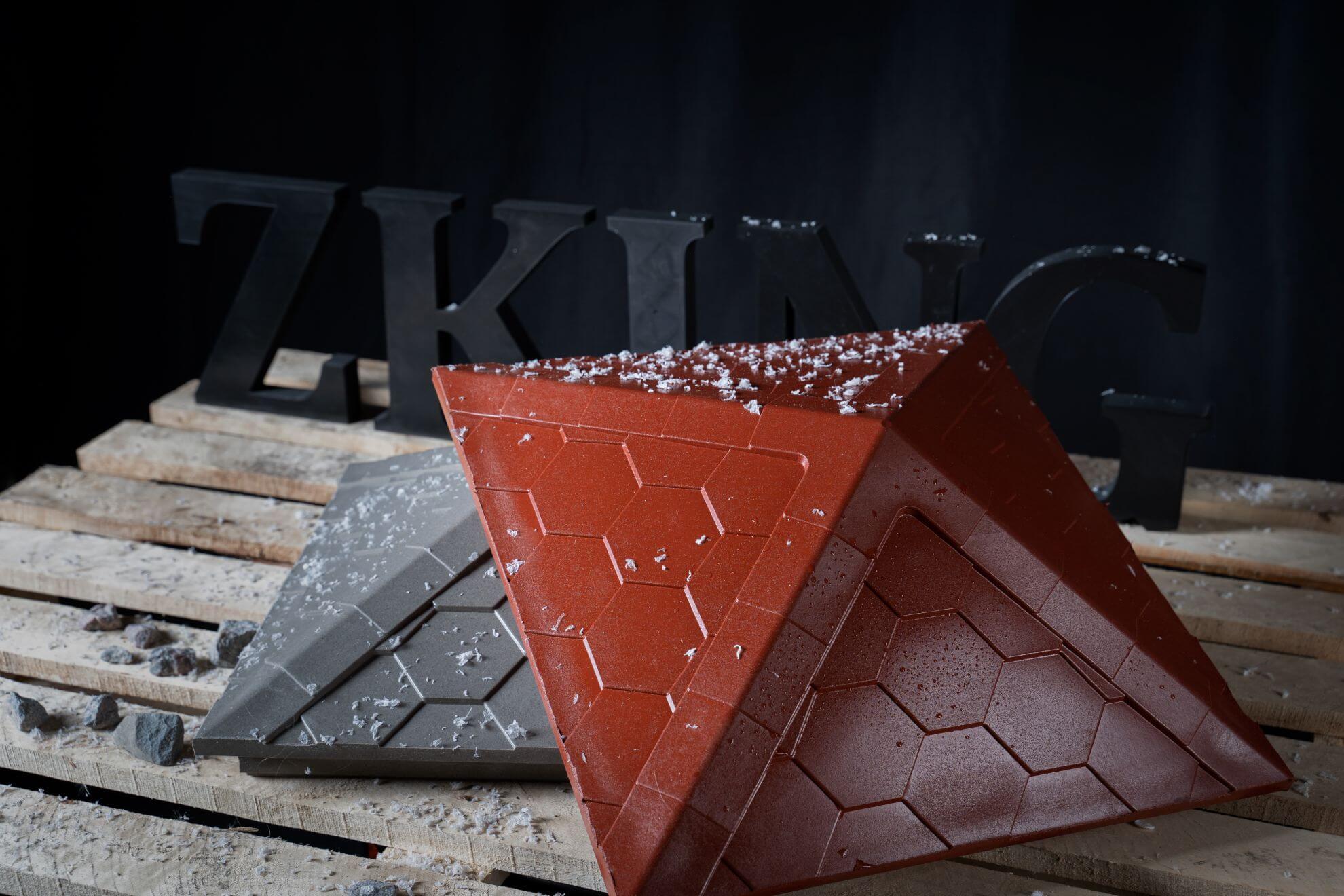 Колпак Zking Эверест Красный на столб 1.5х1.5 кирпича (390х390мм) в Бирске фото