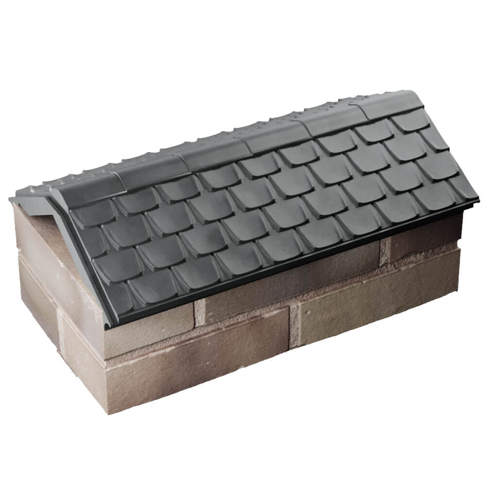 Парапет Zking Эльбрус Серый с посадкой на 1 кирпич (255мм) в Бирске фото