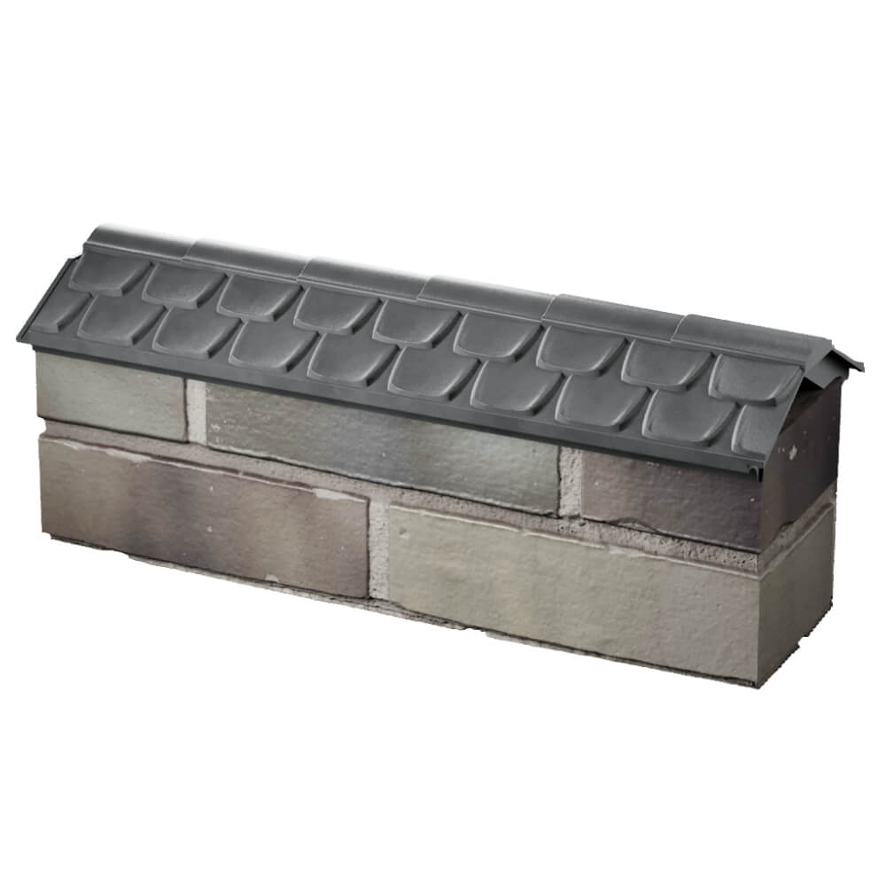 Парапет Zking Эльбрус Серый с посадкой на 0.5 кирпича (130мм) в Бирске фото