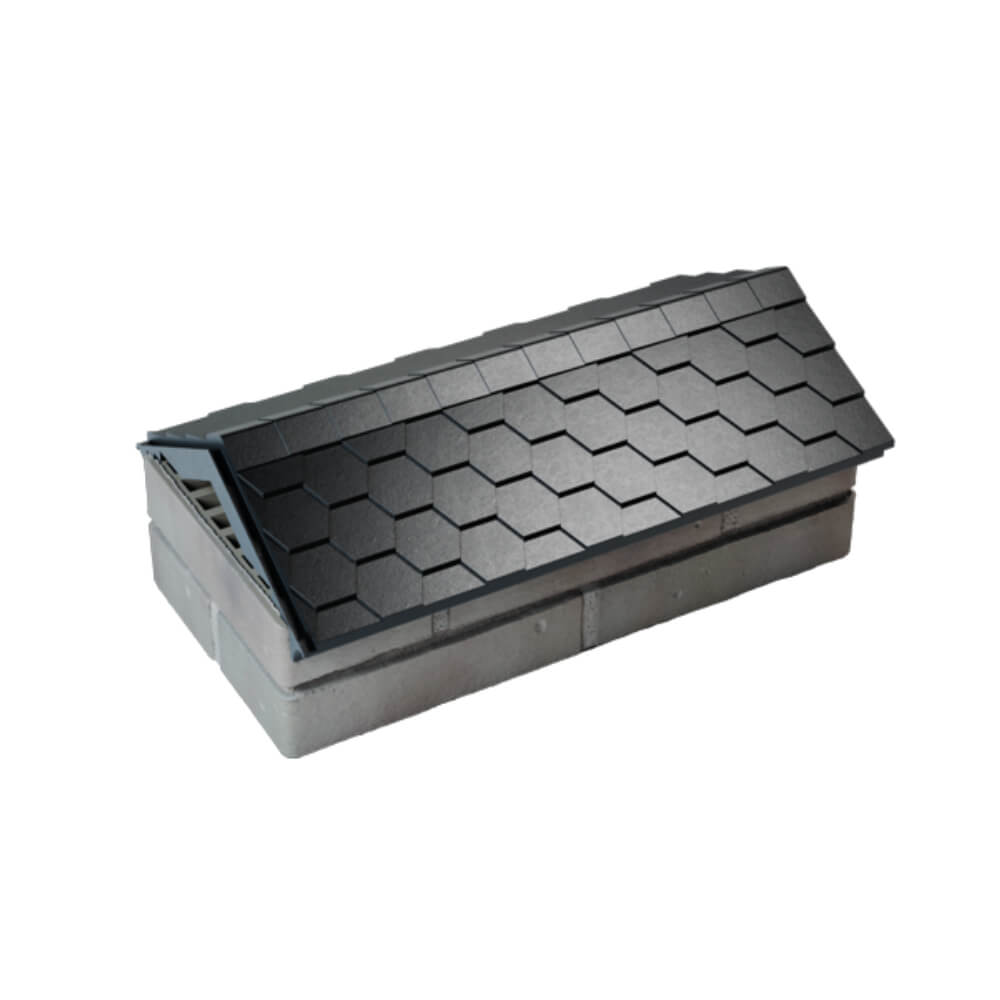 Парапет Zking Эверест Черный с посадкой на 1 кирпич (200/225/255мм) в Бирске фото