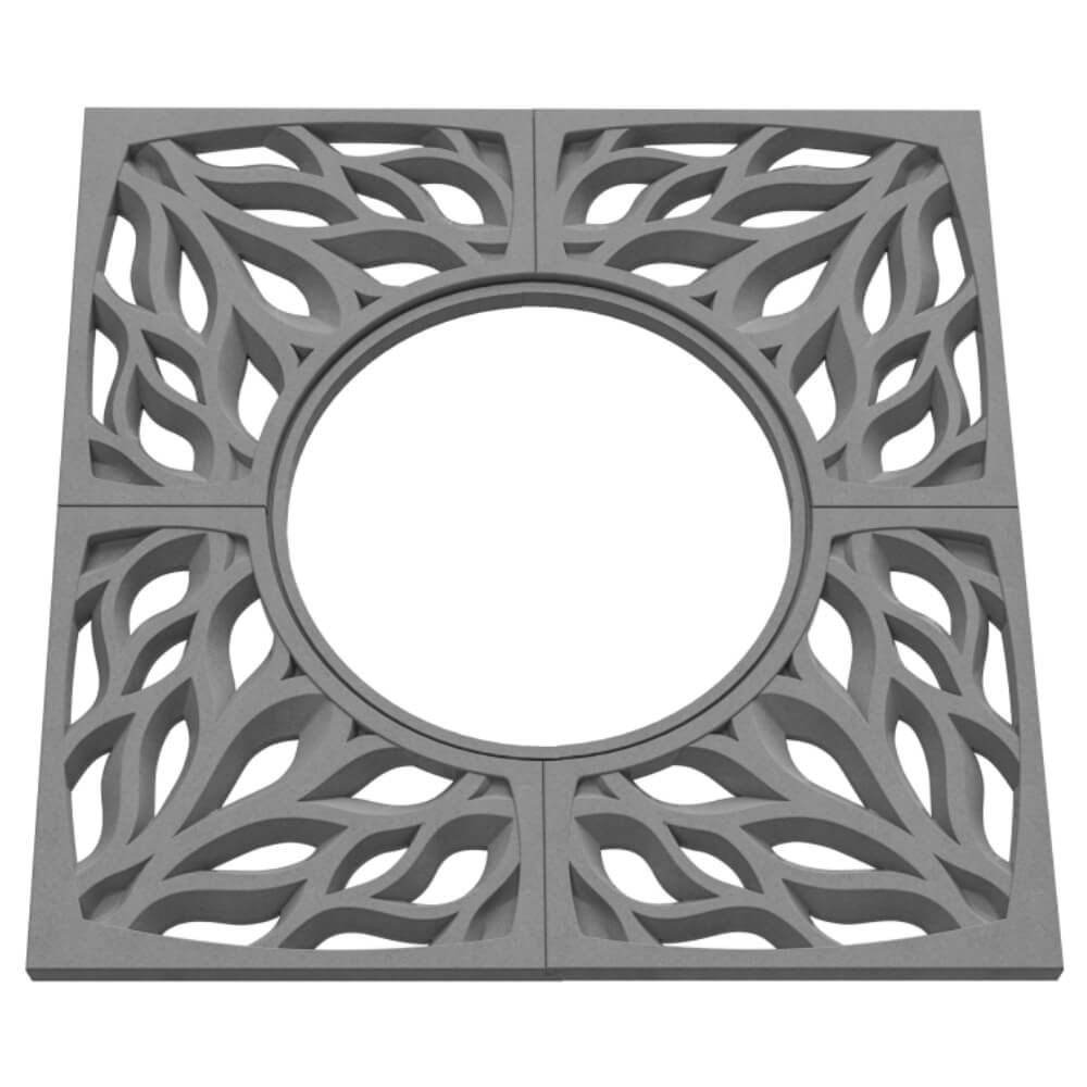 Приствольная решетка для дерева ZKING CRUST 1.2х1.2м Серая в Бирске фото