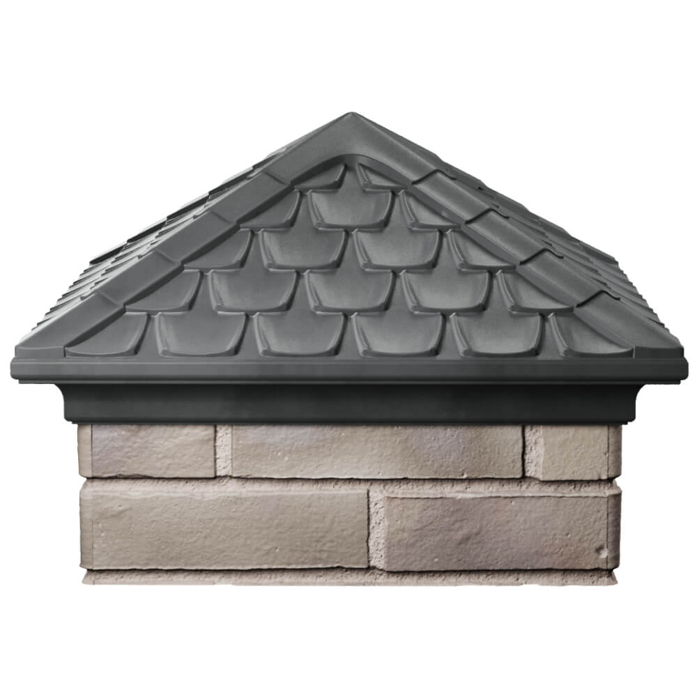 Колпак Zking Эльбрус Серый на столб 1.5х1.5 кирпича (385х385мм) Бирск фото