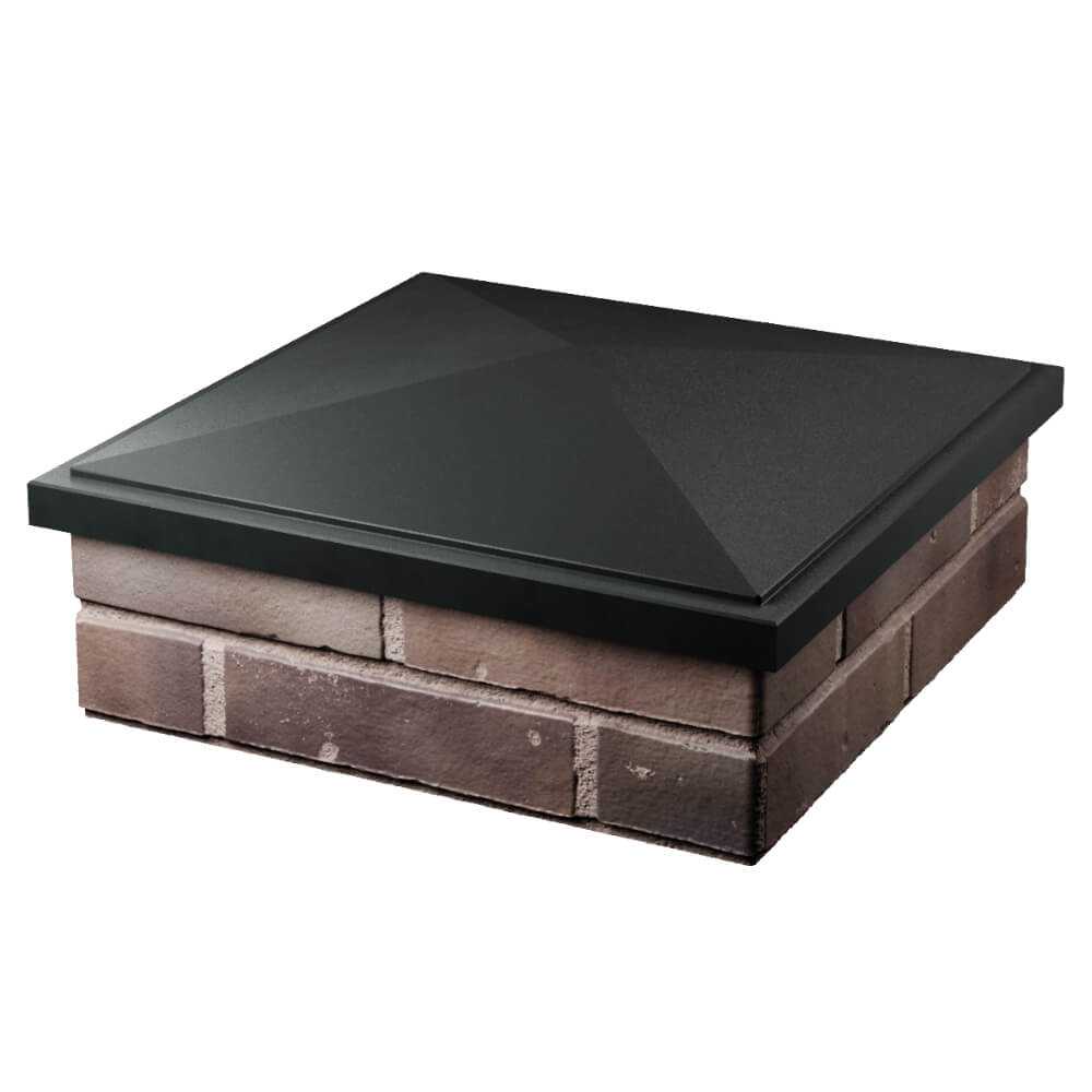 Колпак Zking БонаМоно Черный на столб 2х2 кирпича (515х515, 530х530мм) в Бирске фото