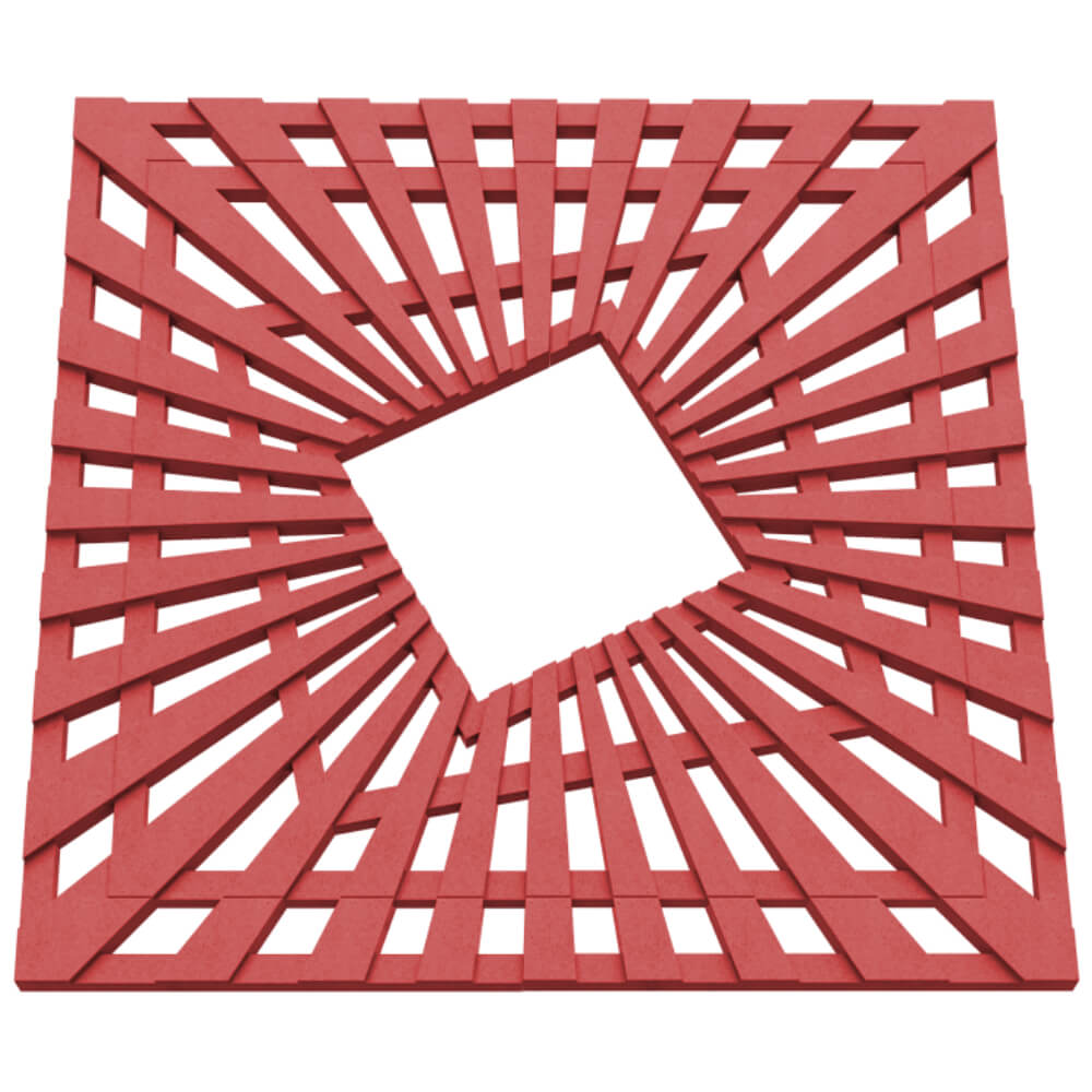 Приствольная решетка для дерева ZKING ATMOSPHERE 1.2х1.2м Красная в Бирске фото