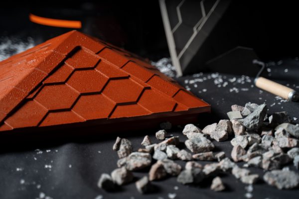 Колпак Zking Эверест Красный на столб 1.5х1.5 кирпича (390х390мм) в Бирске фото