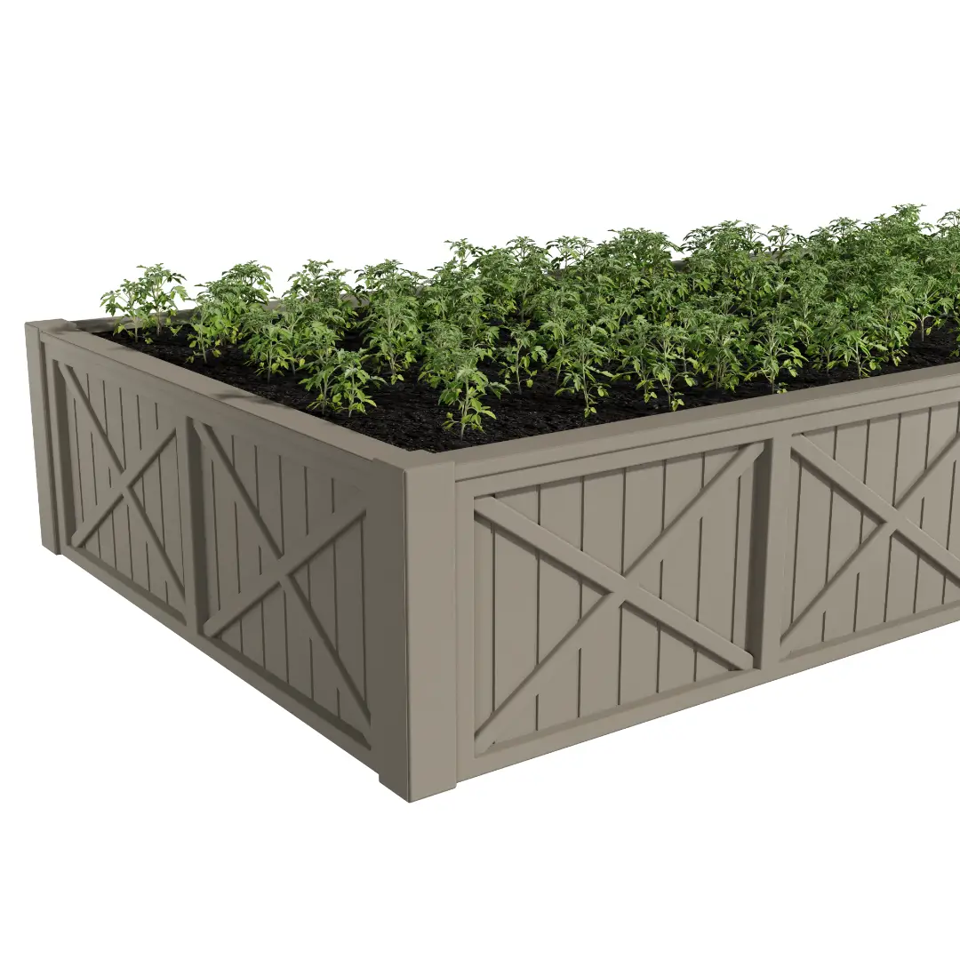 Грядка модульная Астра 900х320х40мм Бежевый (комплект 2 модуля)