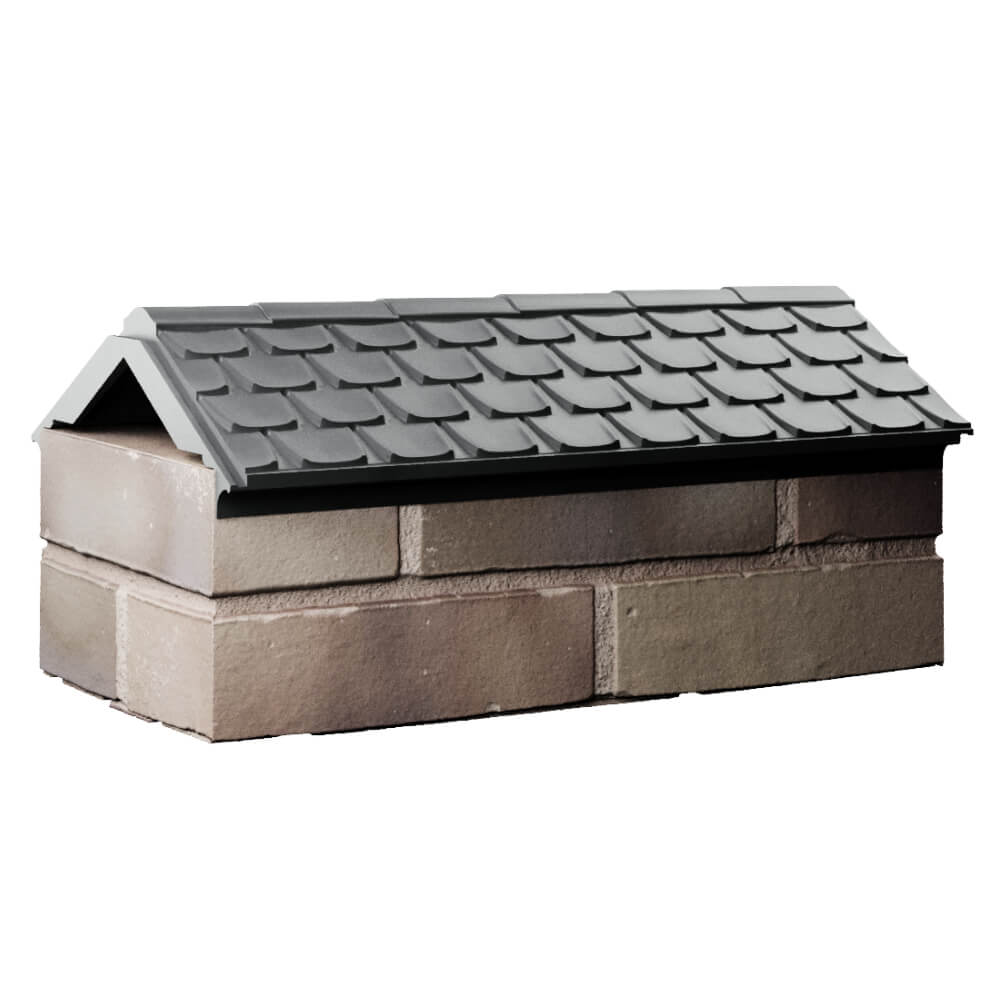 Парапет Zking Эльбрус Серый с посадкой на 1 кирпич (255мм) Бирск фото