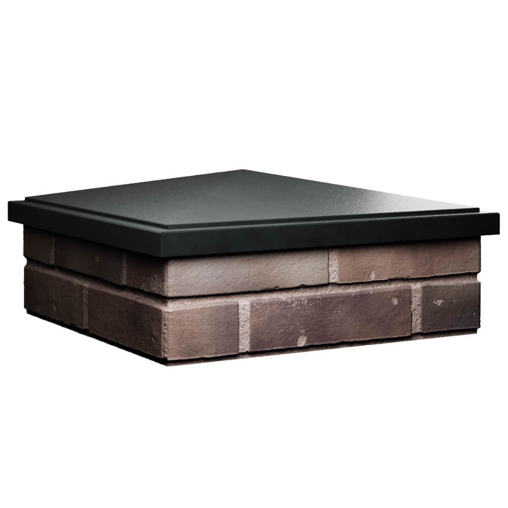 Колпак Zking БонаМоно Черный на столб 2х2 кирпича (515х515, 530х530мм) в Бирске фото