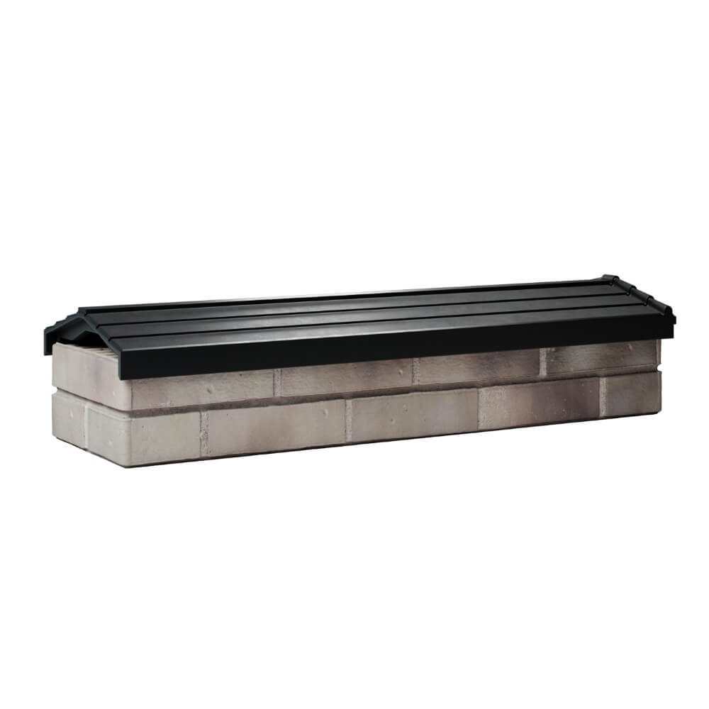 Парапет Zking Бона ХайТек Черный посадка на 0.5 кирпича (130мм) Бирск фото