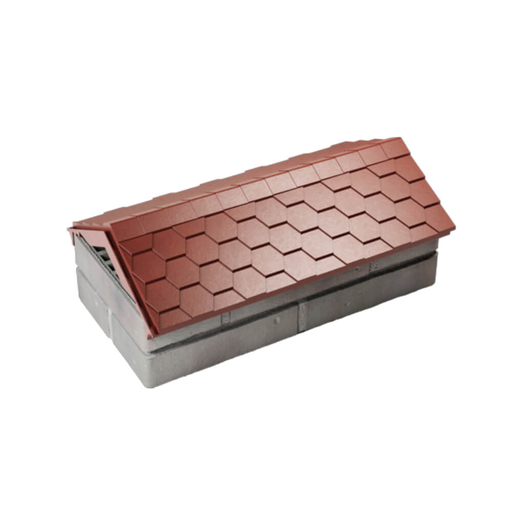 Парапет Zking Эверест Красный с посадкой на 1 кирпич (200/225/255мм) в Бирске фото