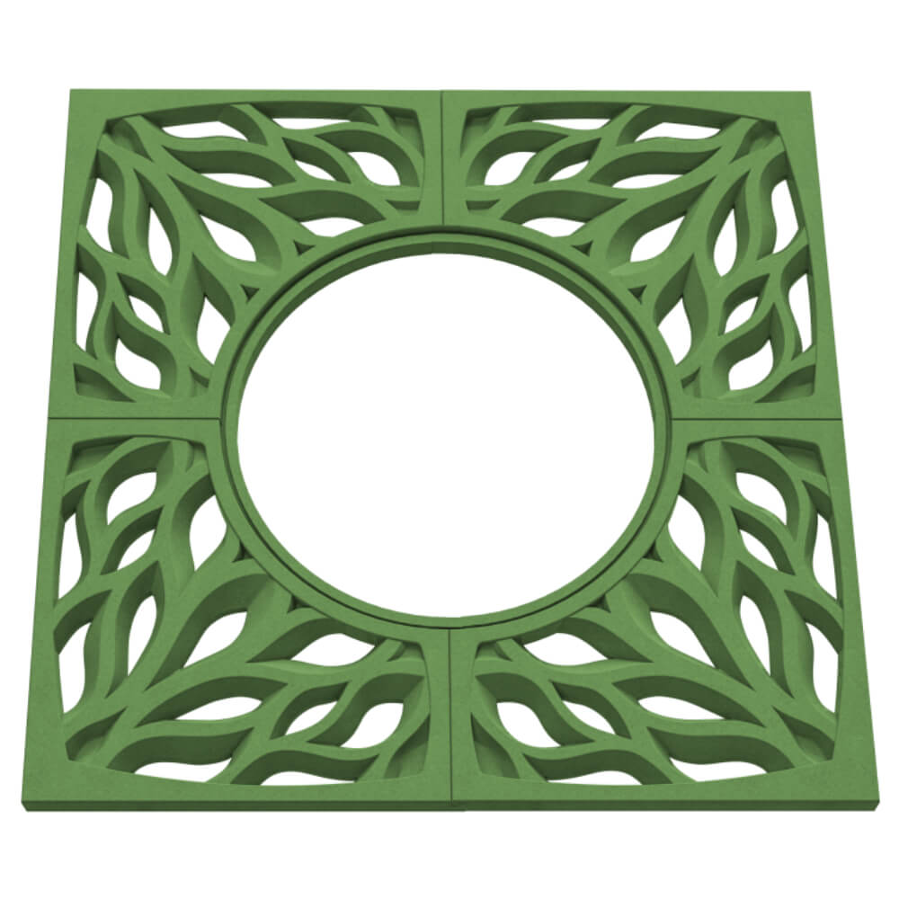 Приствольная решетка для дерева ZKING CRUST 1.2х1.2м Зеленая в Бирске фото