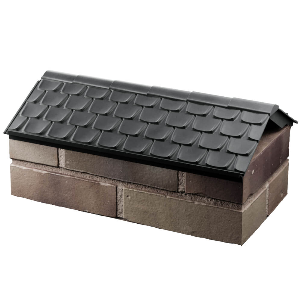 Парапет Zking Эльбрус Серый с посадкой на 1 кирпич (255мм) в Бирске фото