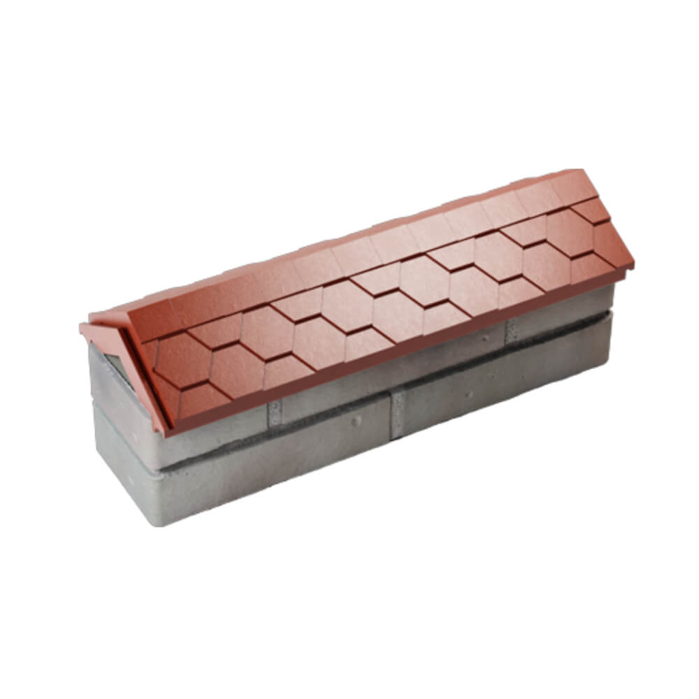 Парапет Zking Эверест Красный с посадкой на 0.5 кирпича (130мм) в Бирске фото
