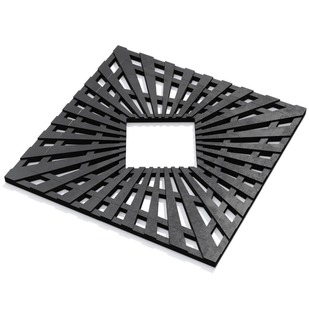 Приствольная решетка для дерева ZKING ATMOSPHERE 1.2х1.2м Черная в Бирске фото