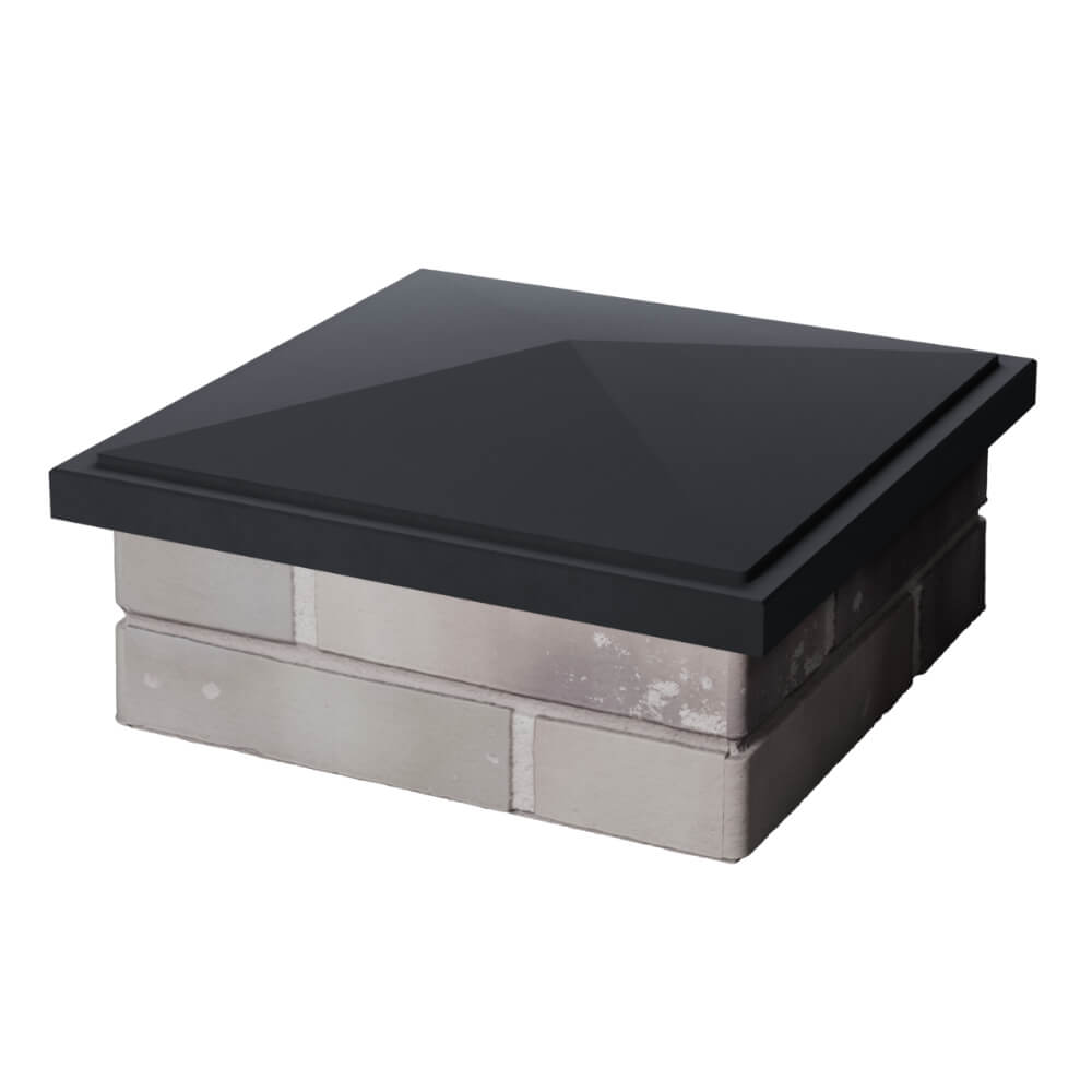 Колпак Zking БонаМоно Серый на столб 1.5х1.5 кирпича (385х385, 400х400мм) в Бирске фото