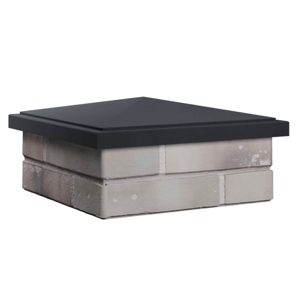 Колпак Zking БонаМоно Серый на столб 1.5х1.5 кирпича (385х385, 400х400мм) в Бирске фото