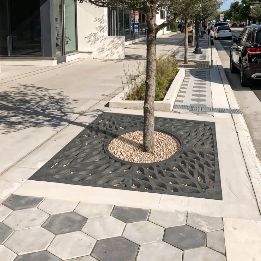 Приствольная решетка для дерева ZKING CRUST 2х2м Черная в Бирске фото