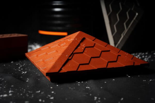 Колпак Zking Эверест Красный на столб 1.5х1.5 кирпича (390х390мм) в Бирске фото