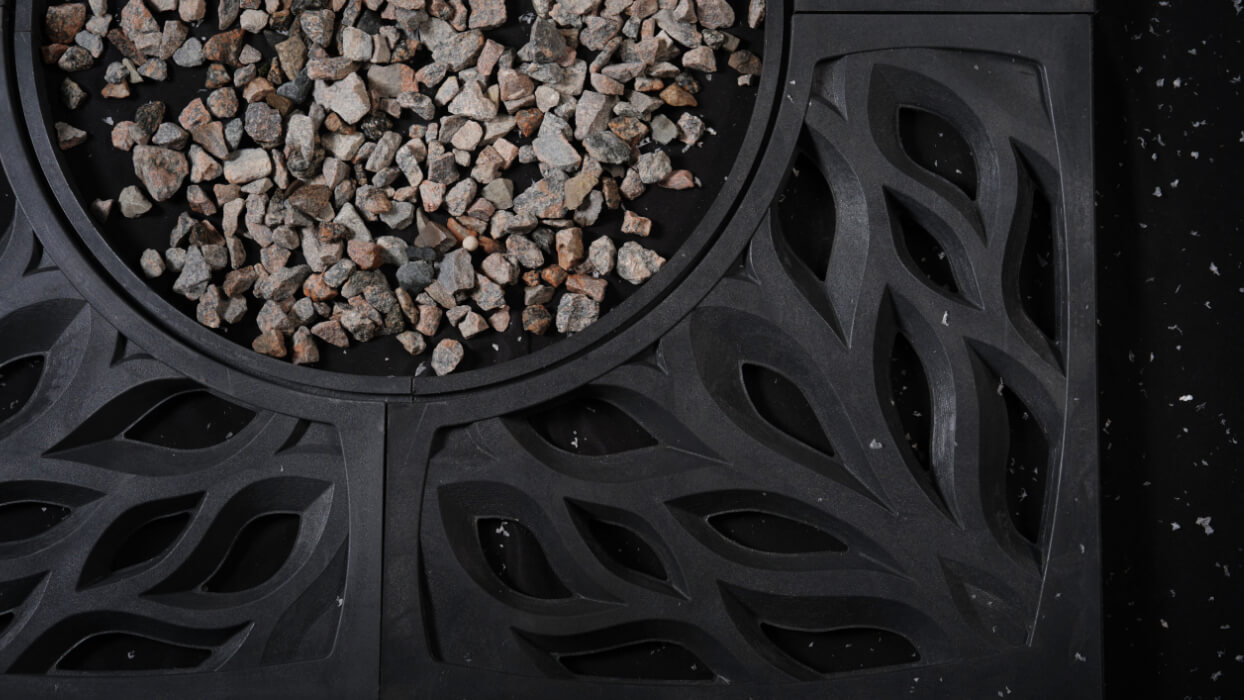 Приствольная решетка для дерева ZKING CRUST 1.2х1.2м Черная в Бирске фото